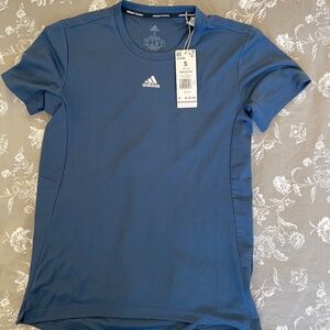 NWT Adidas Crew Navy Necessi-Tee T-Shirt Aeroready